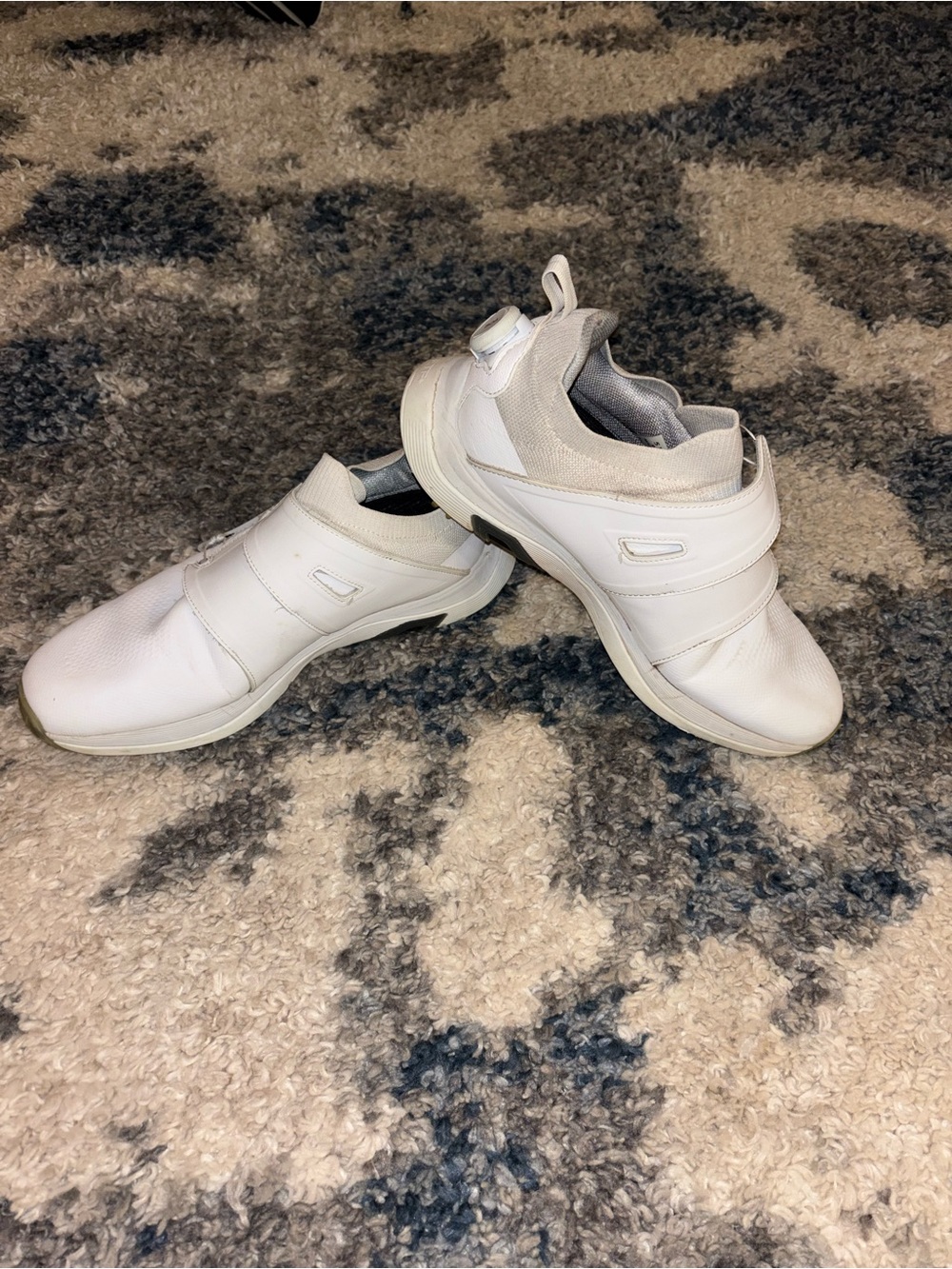 White Slip-On Golf shoes